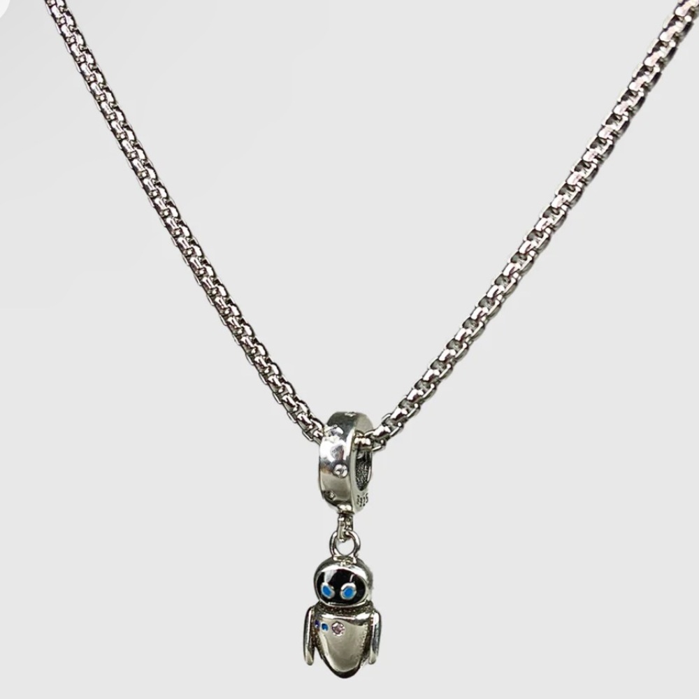 NWOT Wall-E Eve Silver Dangle Charm - Picture 4 of 12